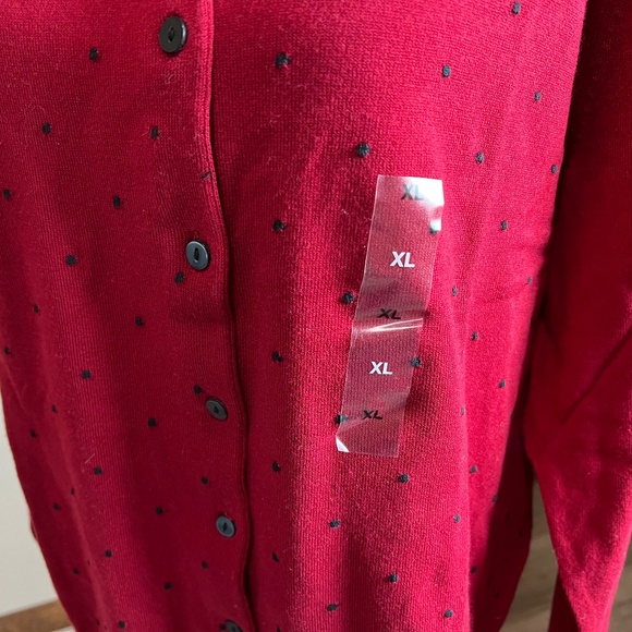 KAREN SCOTT Jersey Cardigan NWT (Size XLarge) - Picture 3 of 11
